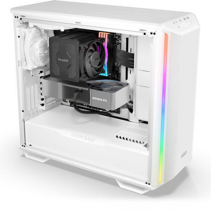 Be Quiet Dark Base 701 Gaming Full Tower Κουτί Υπολογιστή με Πλαϊνό Παράθυρο και RGB Φωτισμό Λευκό