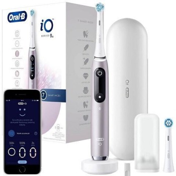 Oral-B iO Series 9 Ηλεκτρική Οδοντόβουρτσα με Αισθητήρα Πίεσης Rose Quartz