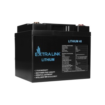 Extralink Μπαταρία UPS με Χωρητικότητα 40Ah και Τάση 12.8V 1τμχ