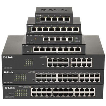 D-Link DGS-1100-10MPV2 Managed L2 PoE+ Switch με 8 Θύρες Gigabit (1Gbps) Ethernet και 2 SFP Θύρες