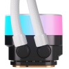 Corsair ICUE LINK TITAN 360 RX RGB Υδρόψυξη Επεξεργαστή Τριπλού Ανεμιστήρα 120mm για Socket AM4/AM5/1700 Λευκή