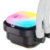 Corsair ICUE LINK TITAN 360 RX RGB Υδρόψυξη Επεξεργαστή Τριπλού Ανεμιστήρα 120mm για Socket AM4/AM5/1700 Λευκή