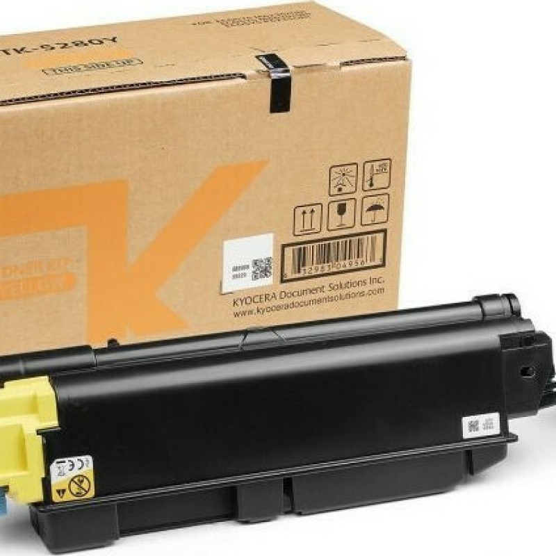 Kyocera TK-5280Y Γνήσιο Toner Laser Εκτυπωτή Κίτρινο 11000 Σελίδων (1T02TWANL0)
