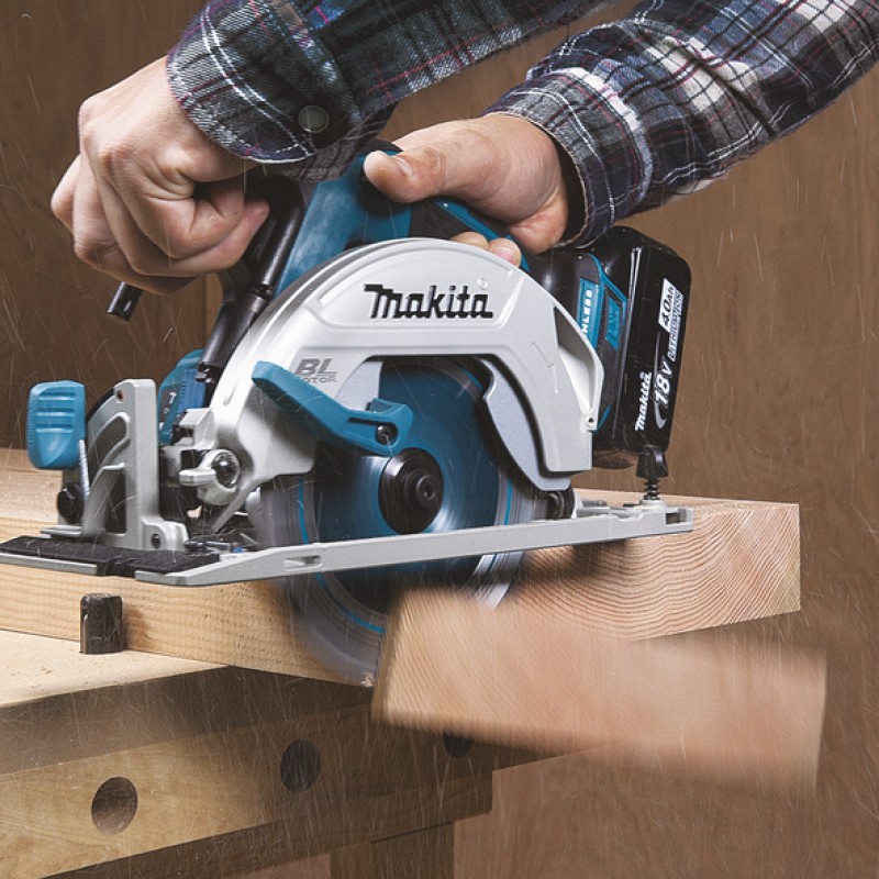 Makita DHS680Z Δισκοπρίονο Brushless 18V Solo με Σύστημα Αναρρόφησης