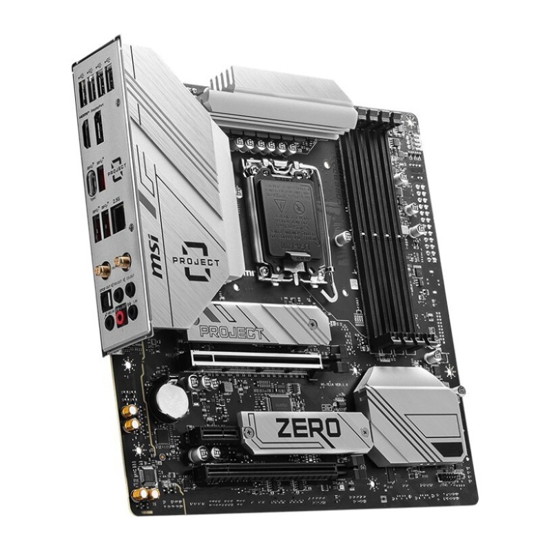 MSI B760M Project Zero Wi-Fi Motherboard Micro ATX με Intel 1700 Socket