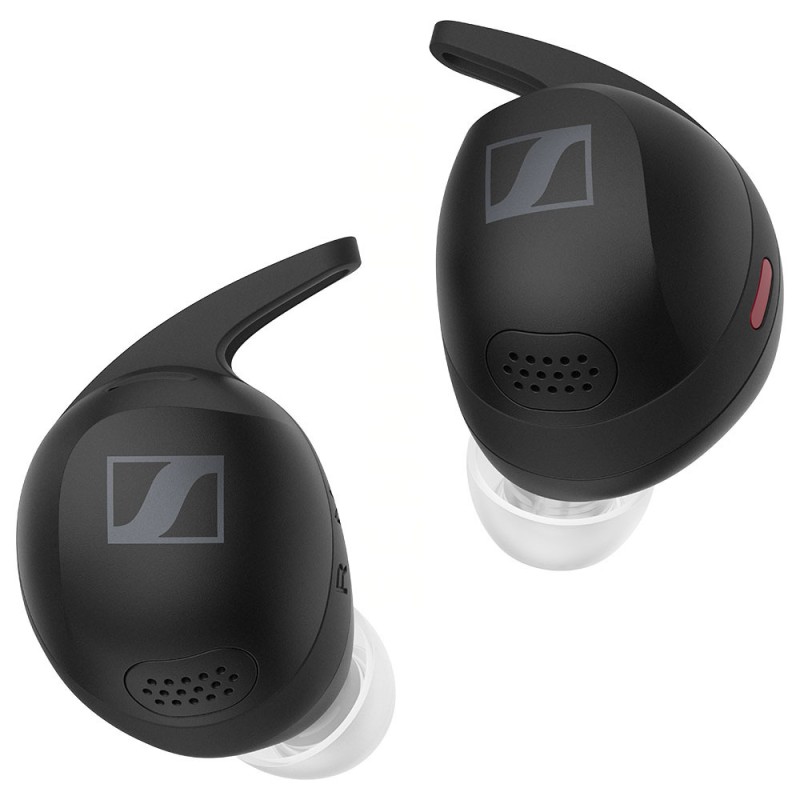 Sennheiser Momentum Sport In-ear Bluetooth Handsfree Ακουστικά με Αντοχή στον Ιδρώτα και Θήκη Φόρτισης Black