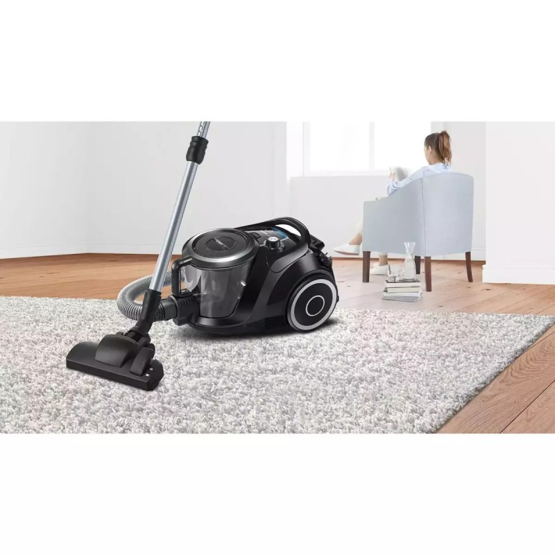 Bosch BGC41XSIL Ηλεκτρική Σκούπα 700W με Σακούλα 2.4lt Μαύρη
