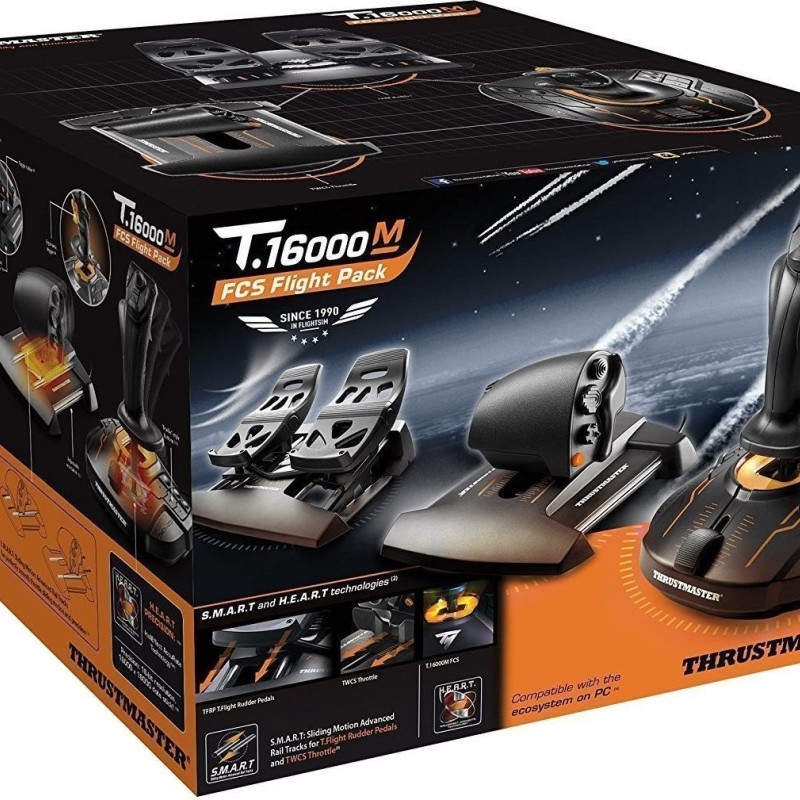 Thrustmaster T.16000m FCS Flight Pack Joystick Ενσύρματο Συμβατό με PC