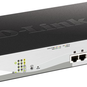 D-Link DGS-1210-10MP Managed L2 PoE+ Switch με 8 Θύρες Gigabit (1Gbps) Ethernet και 2 SFP Θύρες