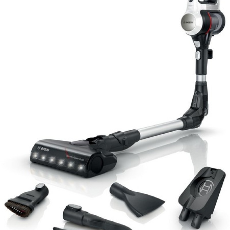 Bosch Unlimited 7 Επαναφορτιζόμενη Σκούπα 2 σε 1 Stick & Χειρός 18V White