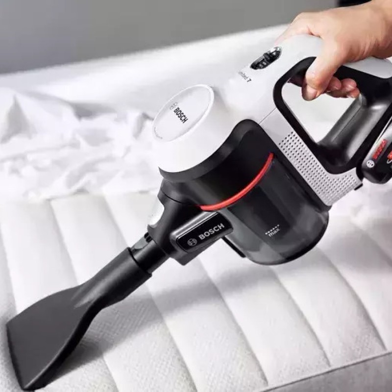 Bosch Unlimited 7 Επαναφορτιζόμενη Σκούπα 2 σε 1 Stick & Χειρός 18V White