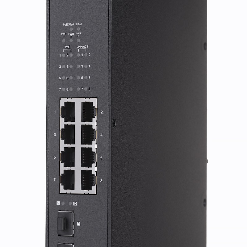 Edimax IGS-1210P Managed L2 PoE Switch με 8 Θύρες Gigabit (1Gbps) Ethernet και 2 SFP Θύρες