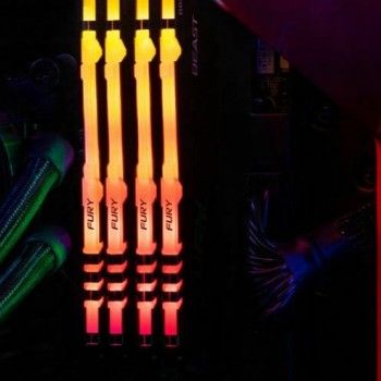 Kingston FURY Beast DDR4 64GB RAM με 2x32GB Modules και Ταχύτητα 3200 για Desktop KF432C16BBK2/64