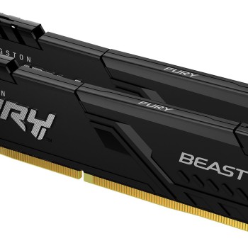 Kingston Fury Beast DDR4 64GB RAM με 2x32GB Modules και Ταχύτητα 3600 για Desktop KF436C18BBK2/64