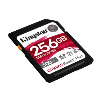 Kingston Canvas React Plus SDXC 256GB Class 10 U3 V90 UHS-II