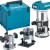 Makita DRT50ZJX2 Κάθετη Φρέζα 18V Solo με Ρύθμιση Ταχύτητας και με Σύστημα Αναρρόφησης