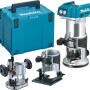 Makita DRT50ZJX2 Κάθετη Φρέζα 18V Solo με Ρύθμιση Ταχύτητας και με Σύστημα Αναρρόφησης