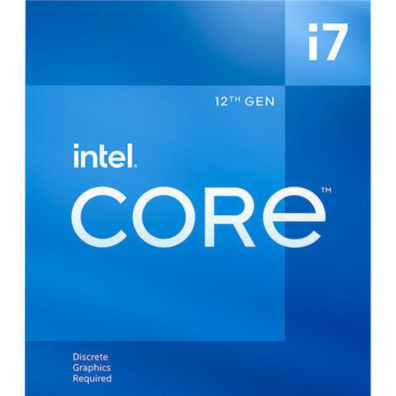 Intel Core i7-12700F 2.1GHz Επεξεργαστής 12 Πυρήνων για Socket 1700 σε Κουτί με Ψύκτρα