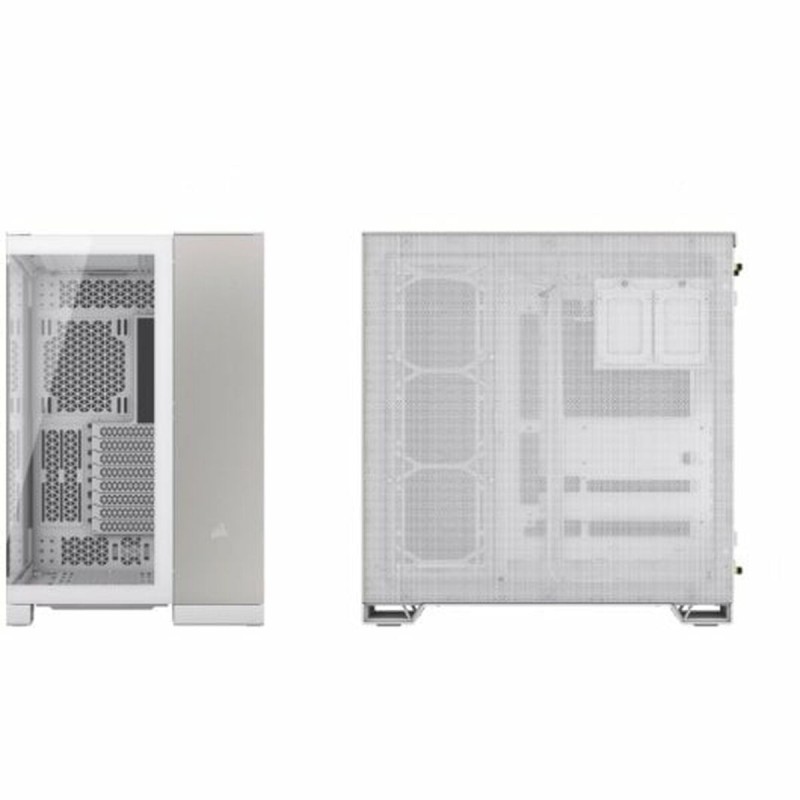 Corsair 6500X Gaming Midi Tower Κουτί Υπολογιστή με Πλαϊνό Παράθυρο Λευκό/Γκρι Σατινέ