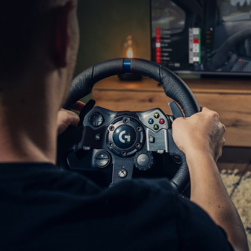 Logitech G923 Trueforce Xbox Τιμονιέρα με Πετάλια για PC / Xbox Series X/S / XBOX One με 900° Περιστροφής