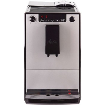 Melitta Solo Pure Αυτόματη Μηχανή Espresso 1400W Πίεσης 15bar με Μύλο Άλεσης Ασημί