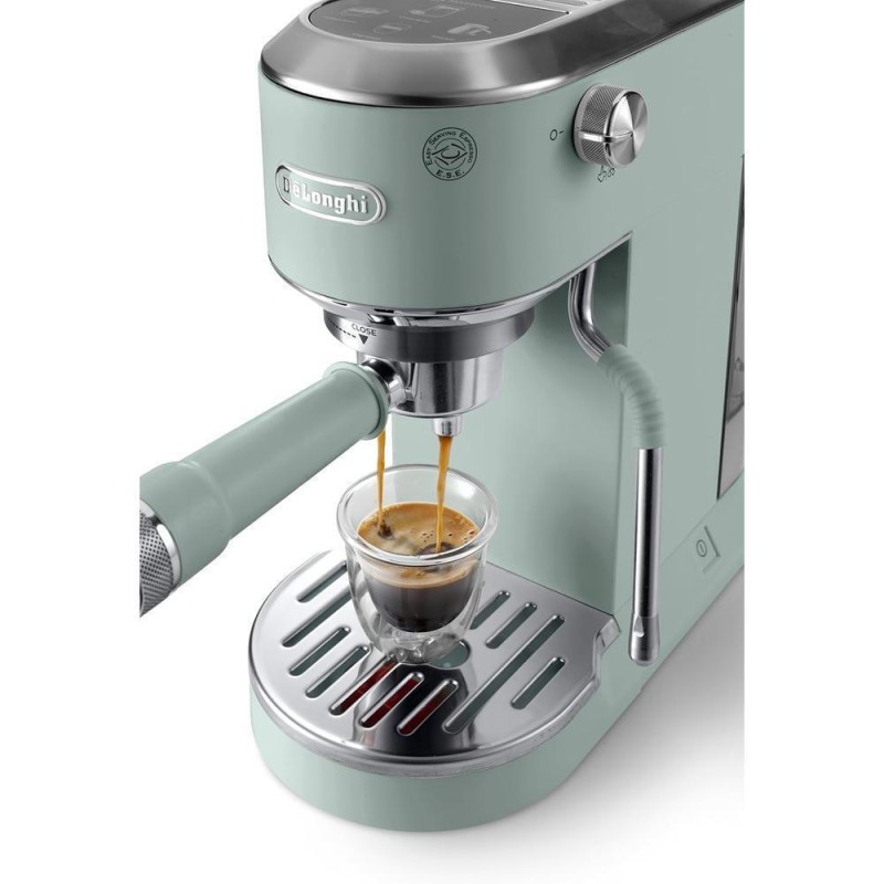 De'Longhi Dedica Duo Μηχανή Espresso 1450W Πίεσης 15bar Silver