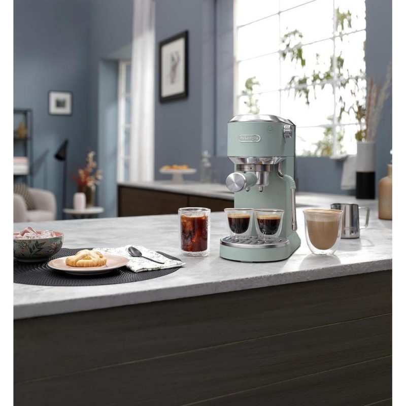 De'Longhi Dedica Duo Μηχανή Espresso 1450W Πίεσης 15bar Silver