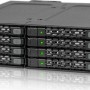 Icy Dock ToughArmor Rugged Full Metal 8-Bay 2.5 Inch SATA HDD/SSD (7mm) Backplane Cage for External 5.25 Inch Bay Μαύρο (MB998SP-B)