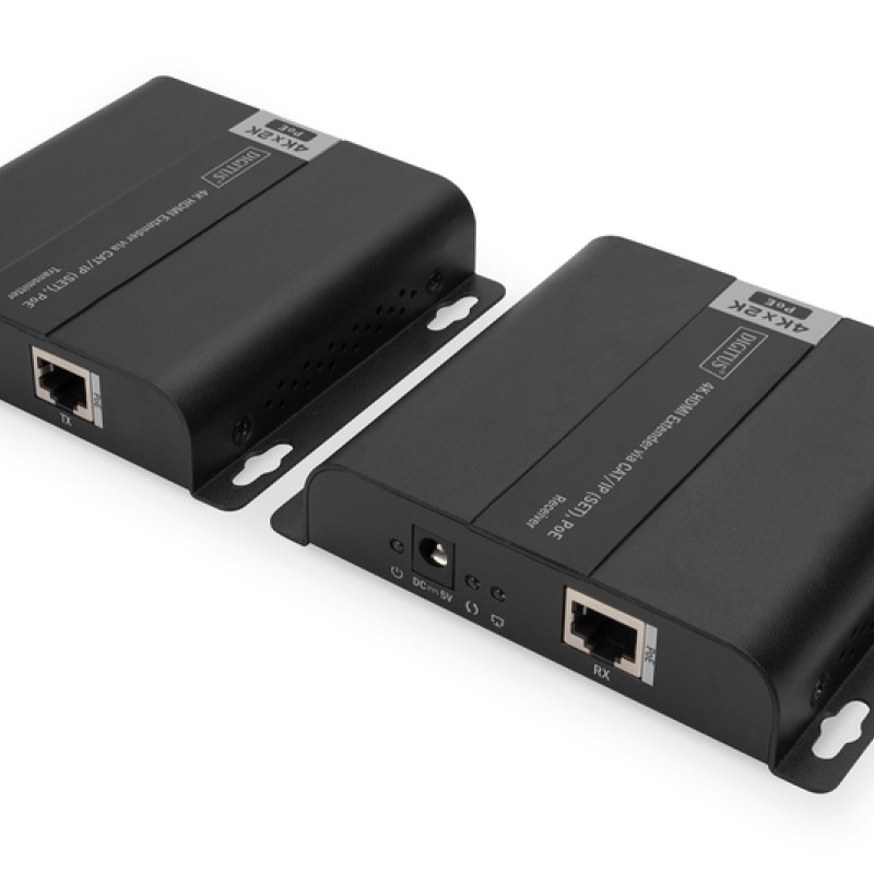 Digitus 4K CAT/IP IP/CAT 5,6 120m POE UHD 4K/30Hz HDMI Extender DS-55124