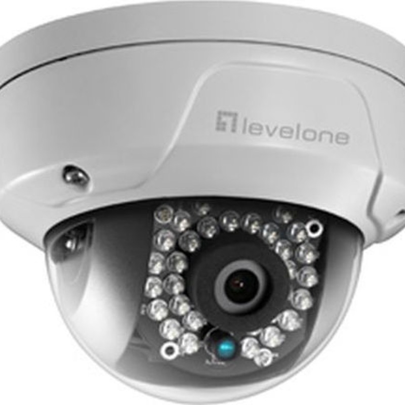 Level One FCS-3096 IP Κάμερα Παρακολούθησης 4K Αδιάβροχη με Φακό 4mm