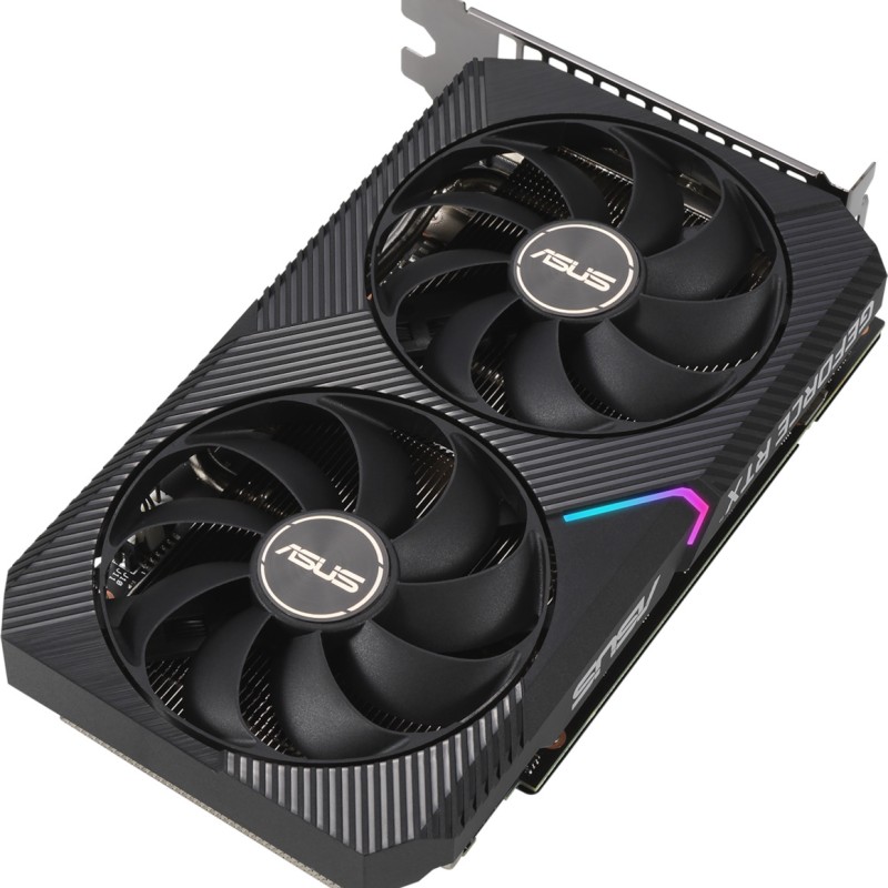 Asus GeForce RTX 3060 12GB GDDR6 Dual V2 OC Κάρτα Γραφικών 90YV0GB2-M0NA10
