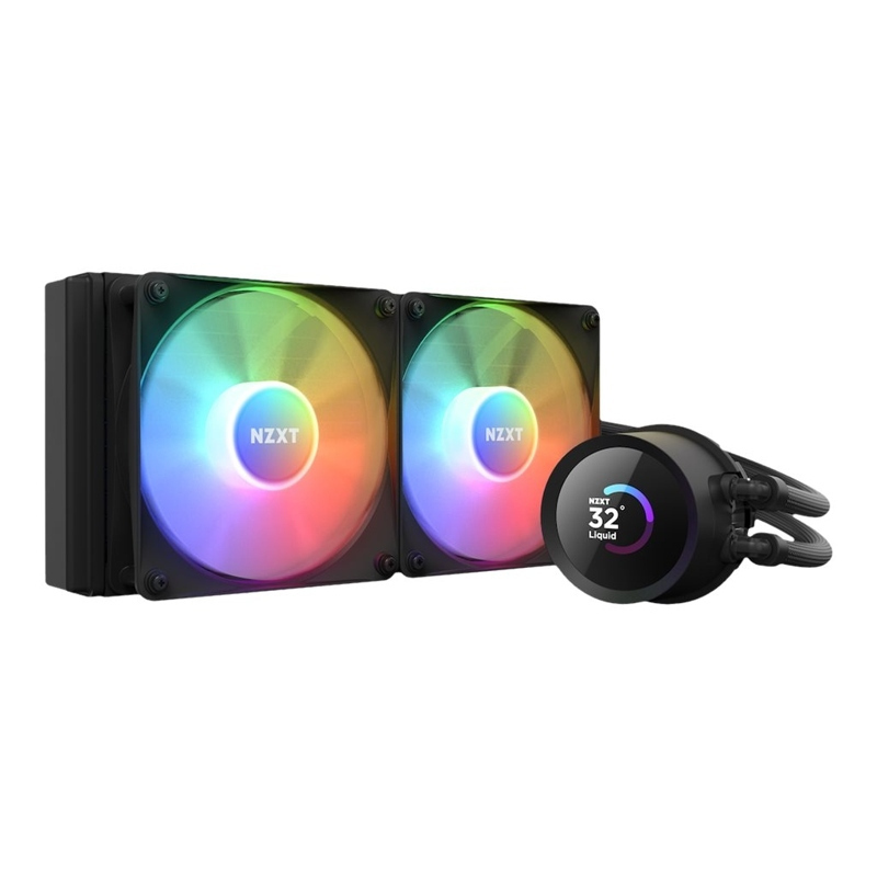 NZXT Kraken 240 Elite RGB Υδρόψυξη Επεξεργαστή Διπλού Ανεμιστήρα 120mm για Socket AM4/AM5/1700/1200