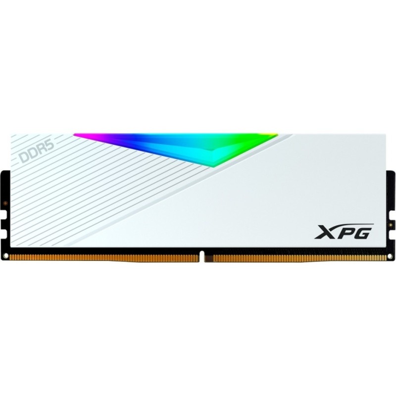 Adata Lancer RGB DDR5 64GB RAM με 2x32GB Modules και Ταχύτητα 6400 για Desktop AX5U6400C3232G-DCLARWH