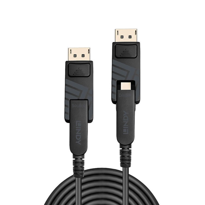 Lindy Cable mini DisplayPort male - mini DisplayPort male 20m Μαύρο (38481)