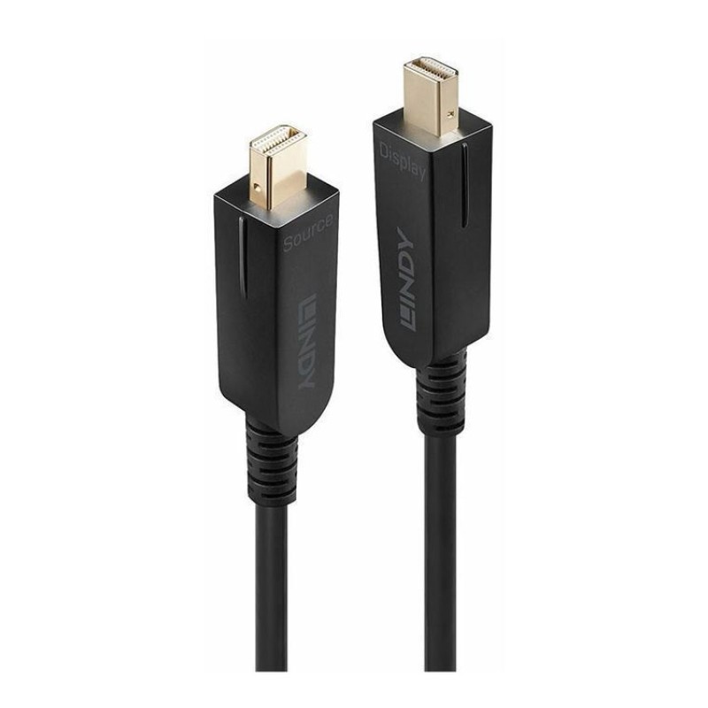 Lindy Cable mini DisplayPort male - mini DisplayPort male 20m Μαύρο (38481)
