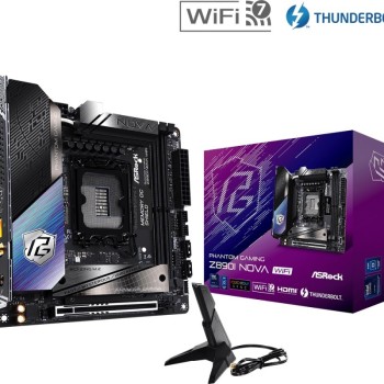 ASRock Phantom Gaming Z890I Nova WiFi Motherboard Mini ITX με Intel 1851 Socket