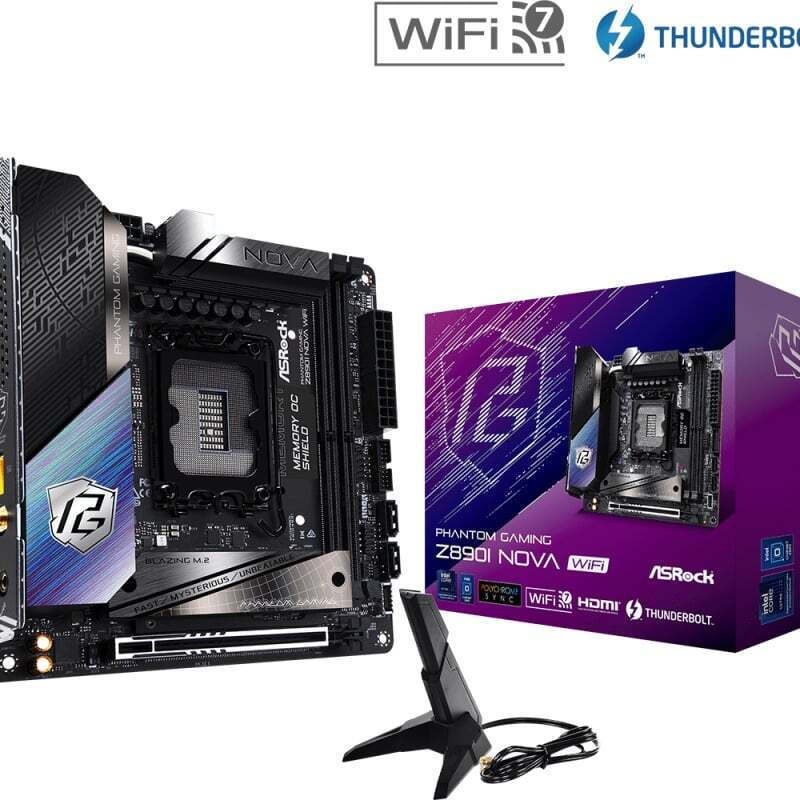 ASRock Phantom Gaming Z890I Nova WiFi Motherboard Mini ITX με Intel 1851 Socket