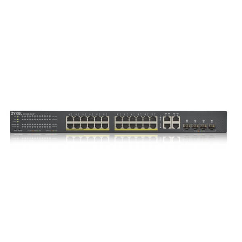 Zyxel GS192024HPV2 Managed L2 PoE Switch με 28 Θύρες Gigabit (1Gbps) Ethernet και 28 SFP Θύρες