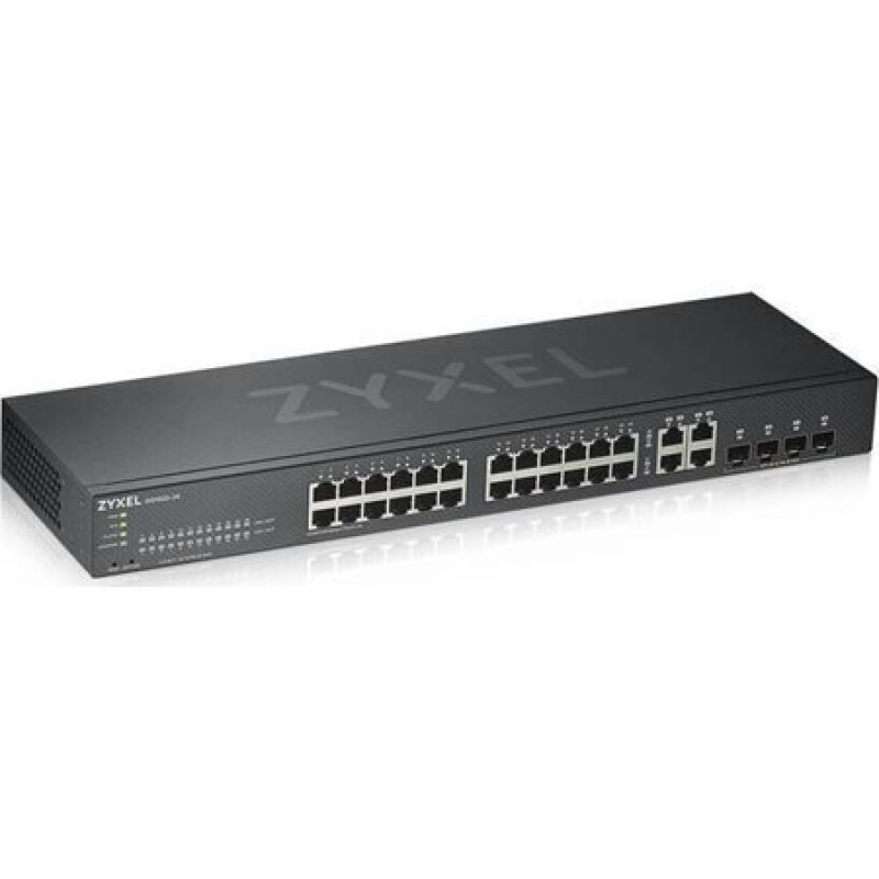 Zyxel GS192024HPV2 Managed L2 PoE Switch με 28 Θύρες Gigabit (1Gbps) Ethernet και 28 SFP Θύρες