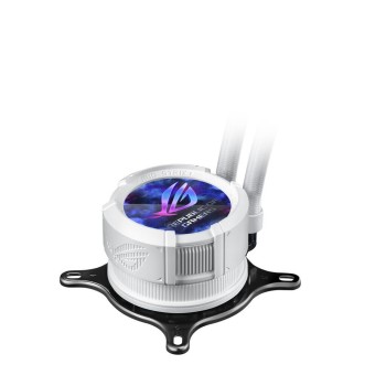 Asus Rog Strix LC III 360 Υδρόψυξη Επεξεργαστή Τριπλού Ανεμιστήρα 120mm για Socket AM4/AM5/1700/1200/115x με ARGB Φωτισμό Λευκή