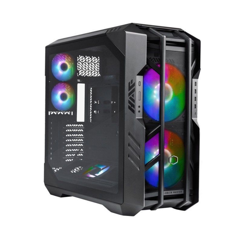 CoolerMaster HAF 700 The Berserker Gaming Full Tower Κουτί Υπολογιστή με Πλαϊνό Παράθυρο και RGB Φωτισμό Titanium Grey