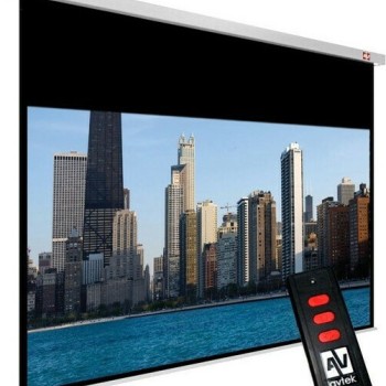 Avtek 1EVE58 Ηλεκτρική Οθόνη Προβολής Projector Τοίχου Cinema Electric 270 με Λόγο Εικόνας 16:9 270x220cm / 121