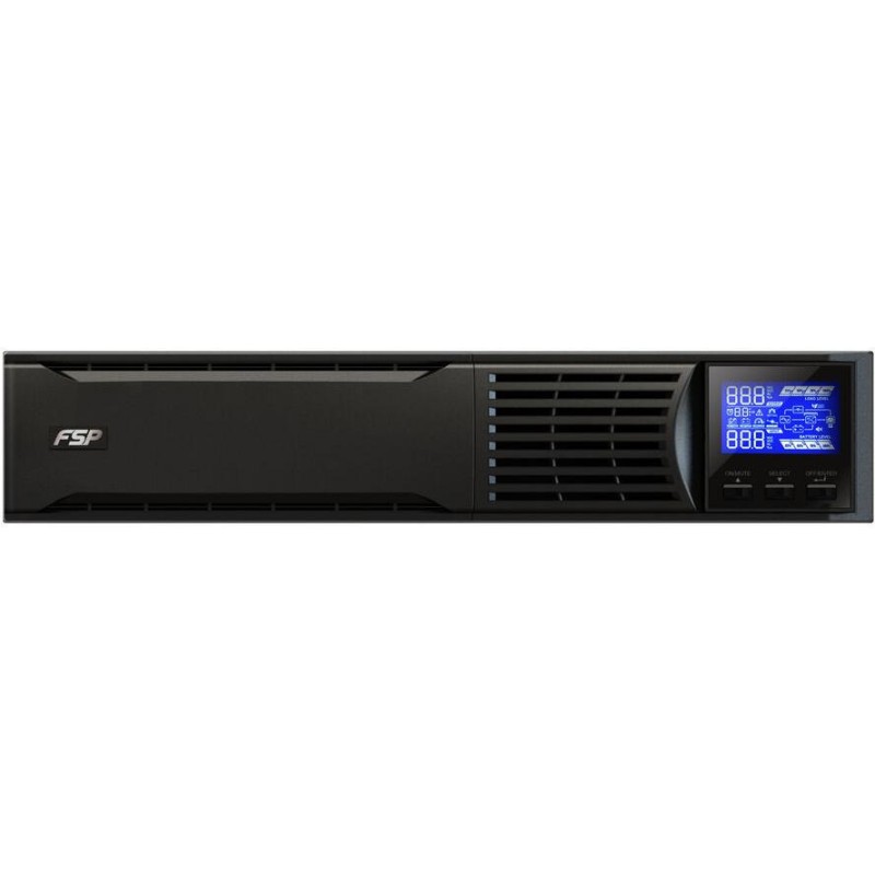 FSP/Fortron Champ Rack UPS On-Line 1000VA 900W με 3 Schuko Πρίζες