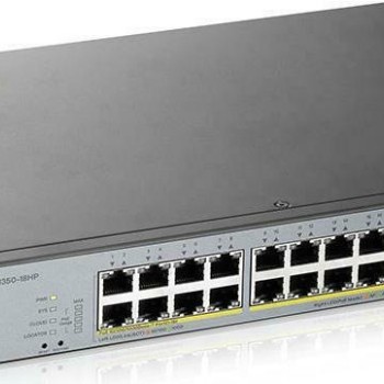 Zyxel GS1350-18HP Managed L2 PoE+ Switch με 16 Θύρες Gigabit (1Gbps) Ethernet και 2 SFP Θύρες