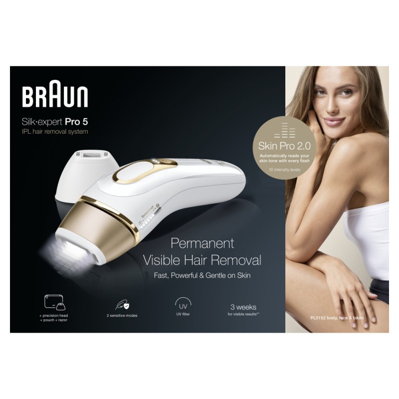Braun Series 5 Αποτριχωτική Μηχανή Epilator για Πρόσωπο & Σώμα PL5152