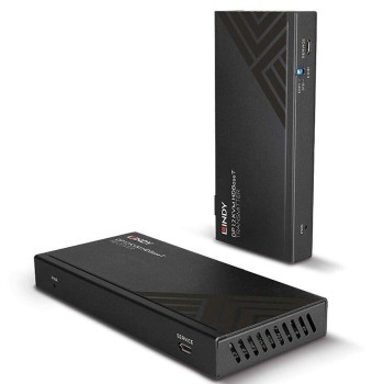 Kvm Switch Lindy 150m Cat.6 Displayport &usb Hdbaset Ext Ir/rs232