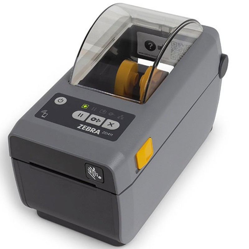 Zebra ZD411 Εκτυπωτής Ετικετών Απευθείας Μεταφοράς USB, Bluetooth 203 dpi ZD4A022-D0EM00EZ