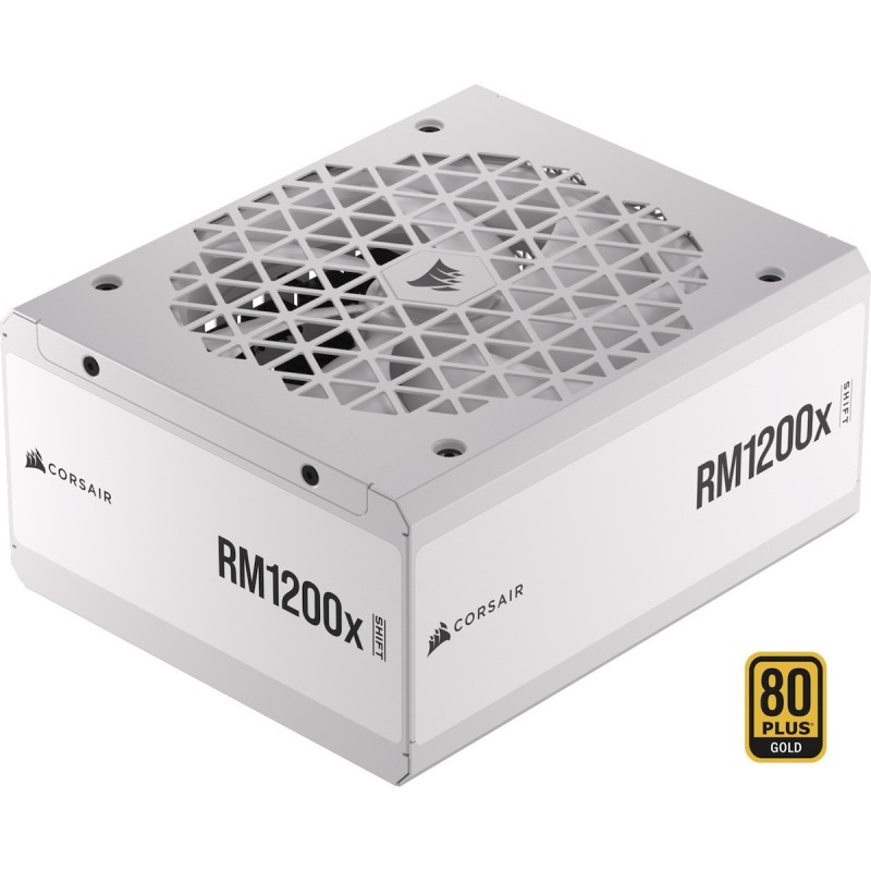 Corsair Shift Series Rm1200x Shift 1200W Λευκό Τροφοδοτικό Υπολογιστή Full Modular 80 Plus Gold