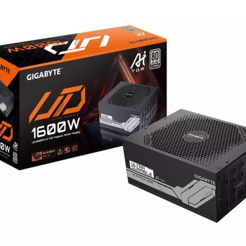 Gigabyte 1600W Μαύρο Τροφοδοτικό Υπολογιστή Full Modular 80 Plus Platinum (GP-UD1600PM-PG5)