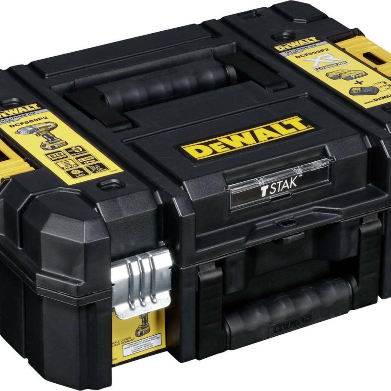 Dewalt DCF899P2 Brushless Μπουλονόκλειδο Μπαταρίας 18V 2x5Ah με Υποδοχή 1/2